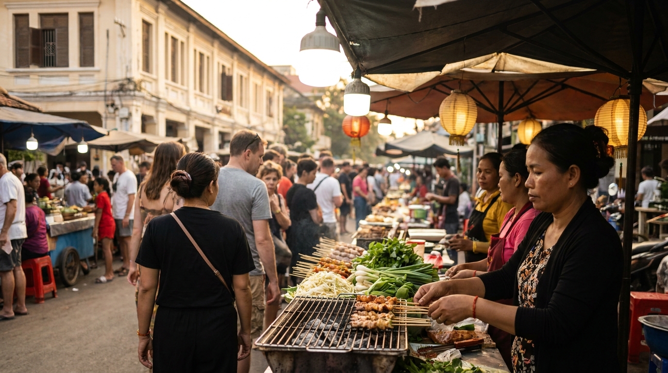 Where Are the 5 Best Street Food Areas? in Siem Reap, Cambodia
