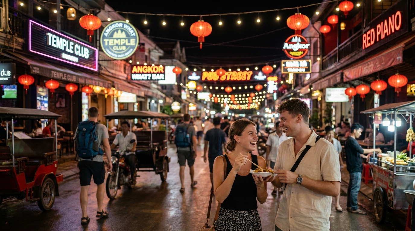Why Is Pub Street Best for First-Timers? in Siem Reap, Cambodia