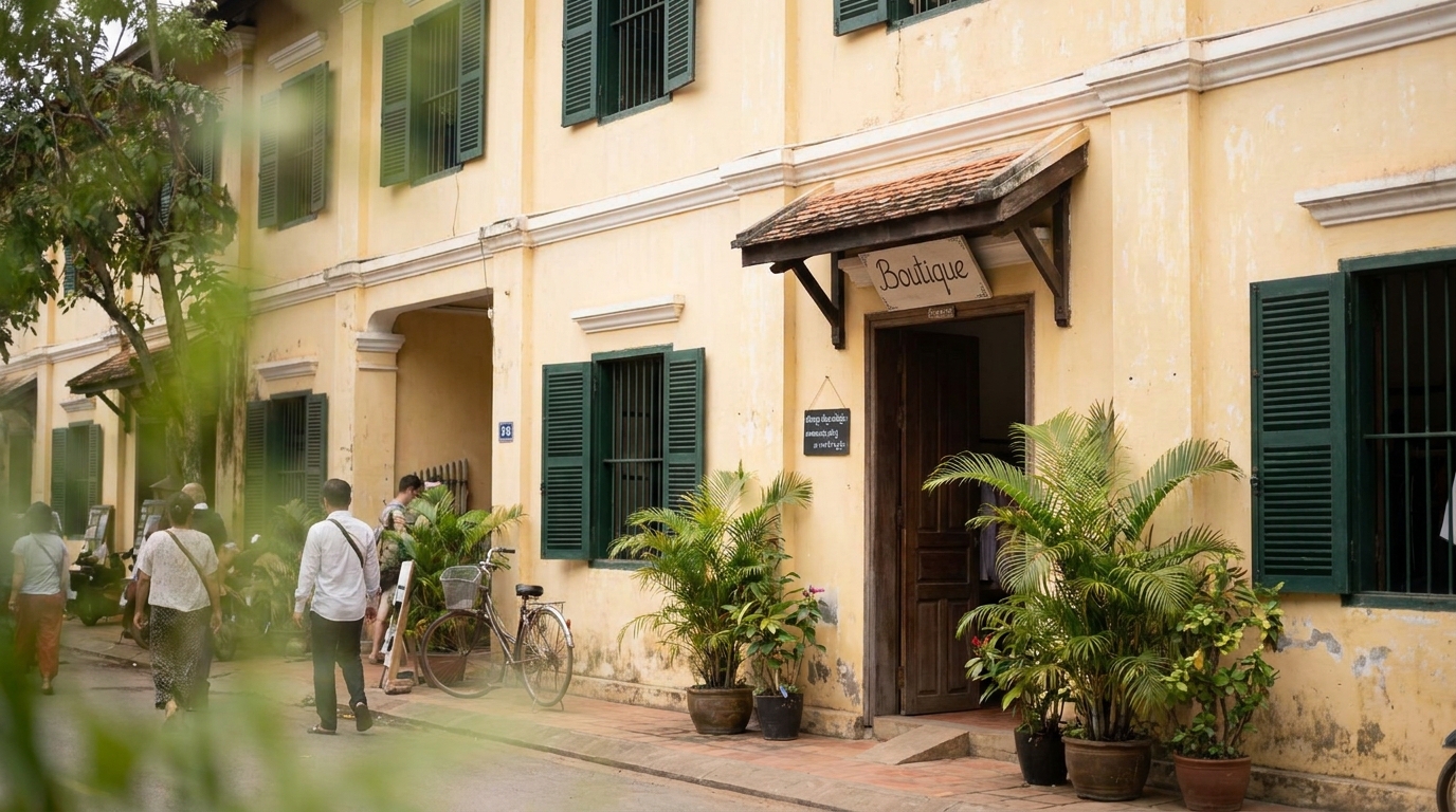 Why Choose Old French Quarter for Boutique? in Siem Reap, Cambodia