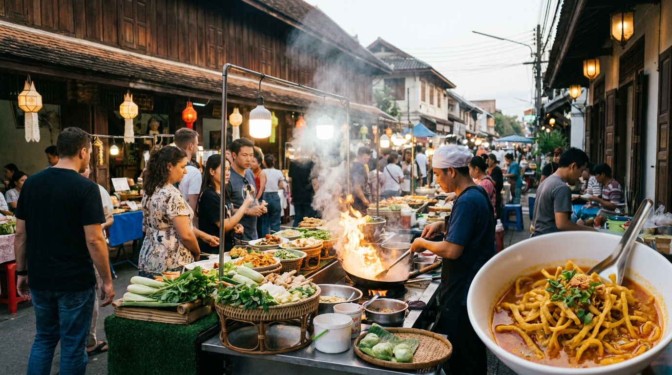 Where Are the Best Street Food Areas in Chiang Mai? in Southeast Asia