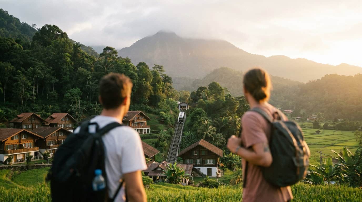 Day 1: Arrival, Interlaken Town + Harder Kulm Sunset in Southeast Asia
