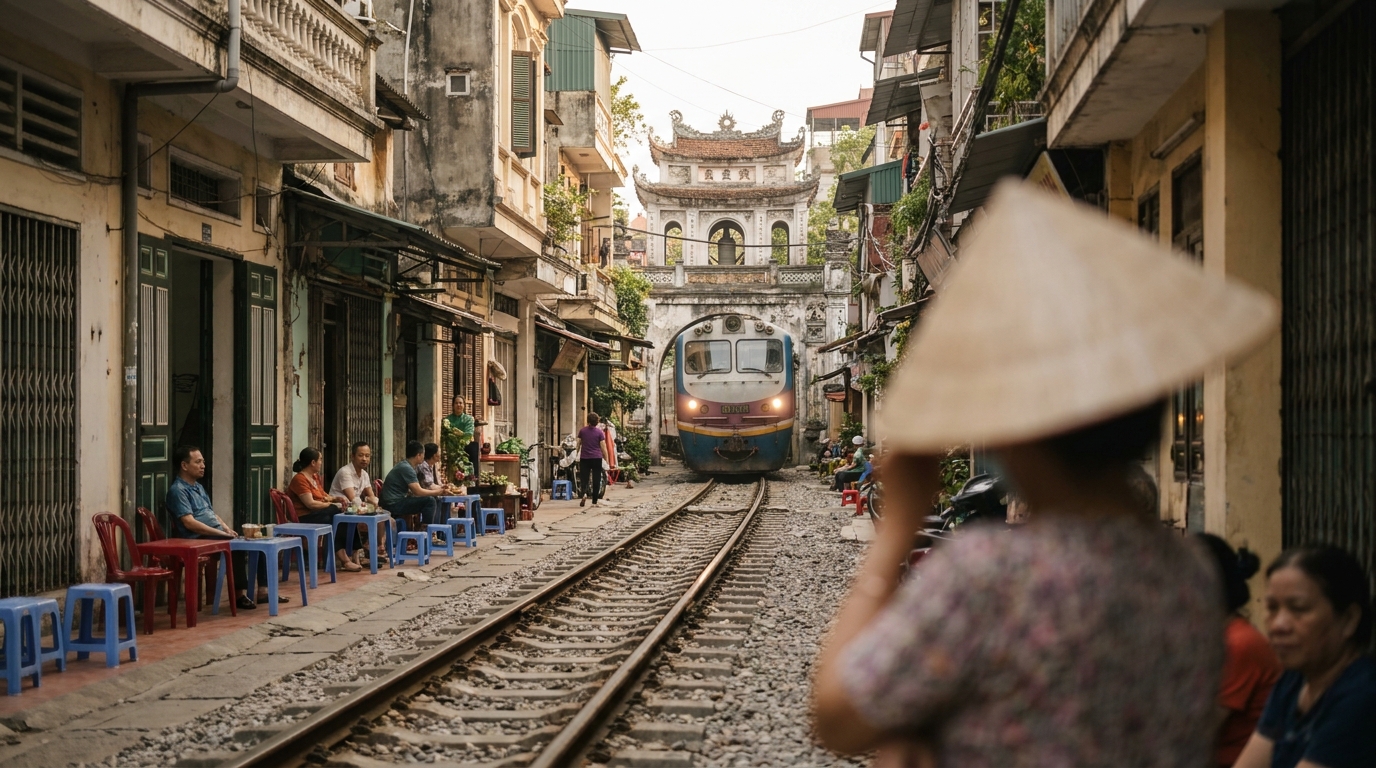 Day 2: Cultural Sites + Train Street in Southeast Asia