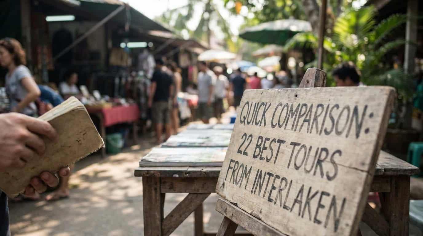 Quick Comparison: 22 Best Tours from Interlaken at a Glance in Southeast Asia