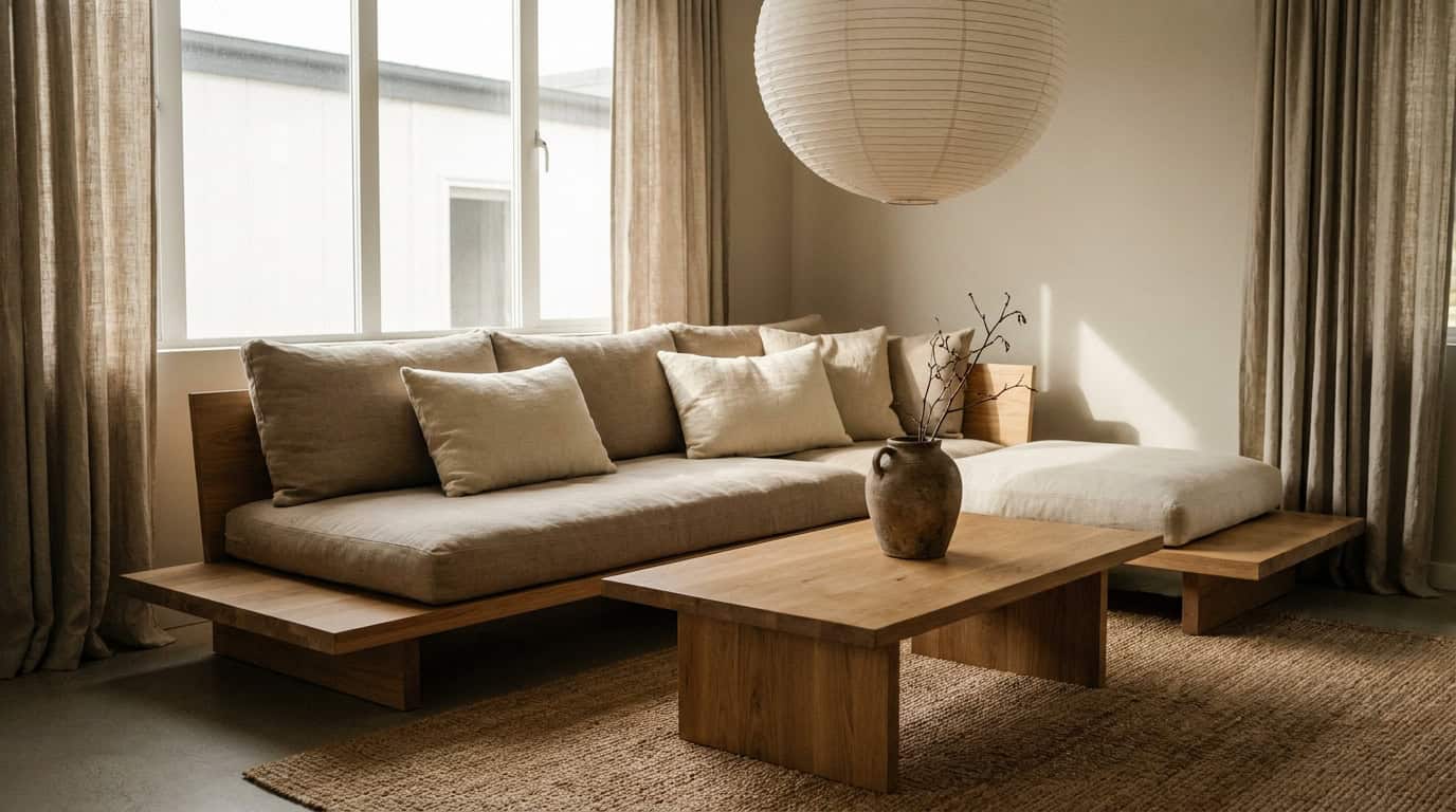 Japandi $200 corner refresh styled
