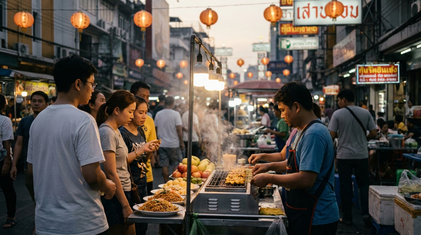 Which Night Markets Have the Best Food in Bangkok? in Bangkok, Thailand