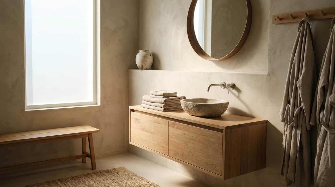 Japandi floor lamps and sconces