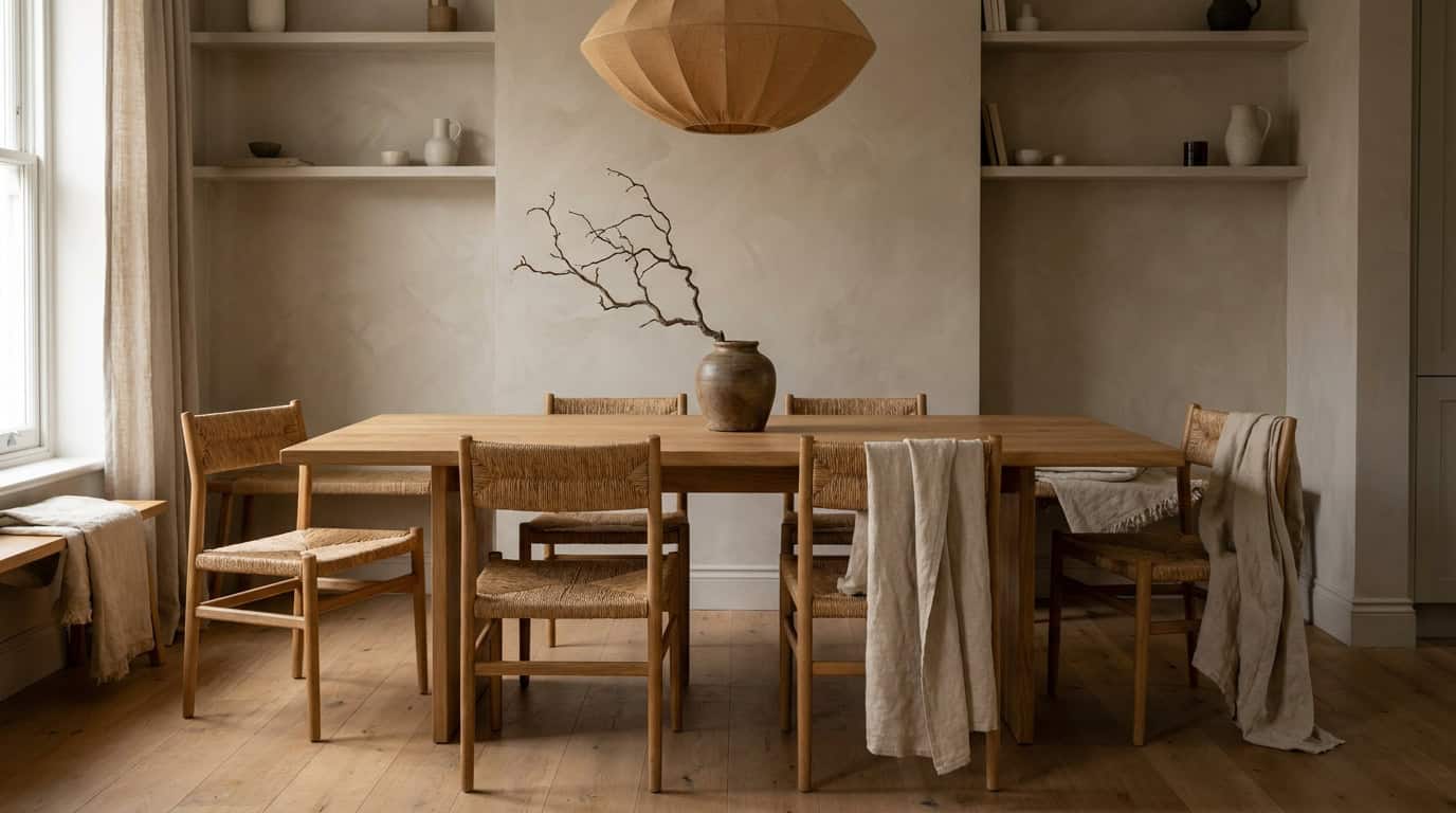 Japandi room iconic styling