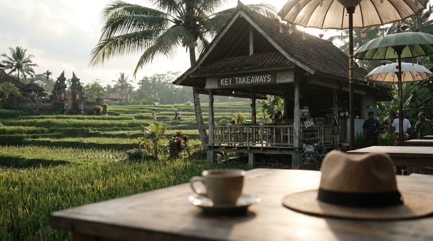Key Takeaways in Bali, Indonesia