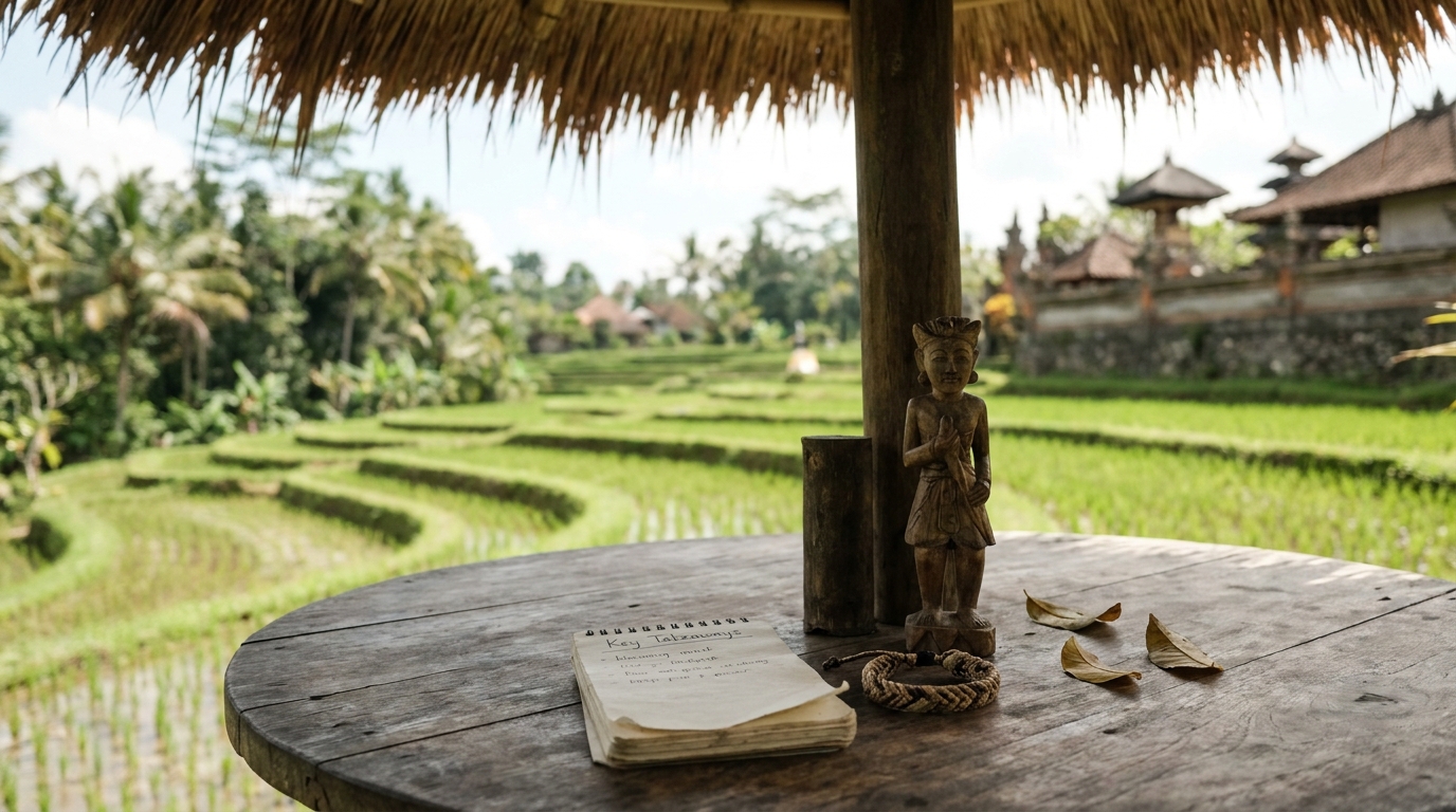 Key Takeaways in Bali, Indonesia