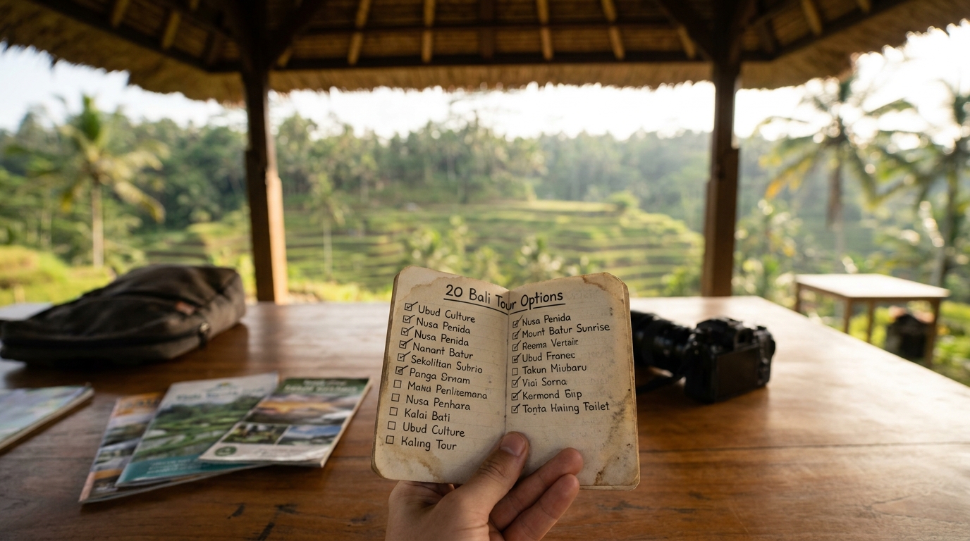 Quick Comparison: 20 Best Bali Tours at a Glance in Bali, Indonesia