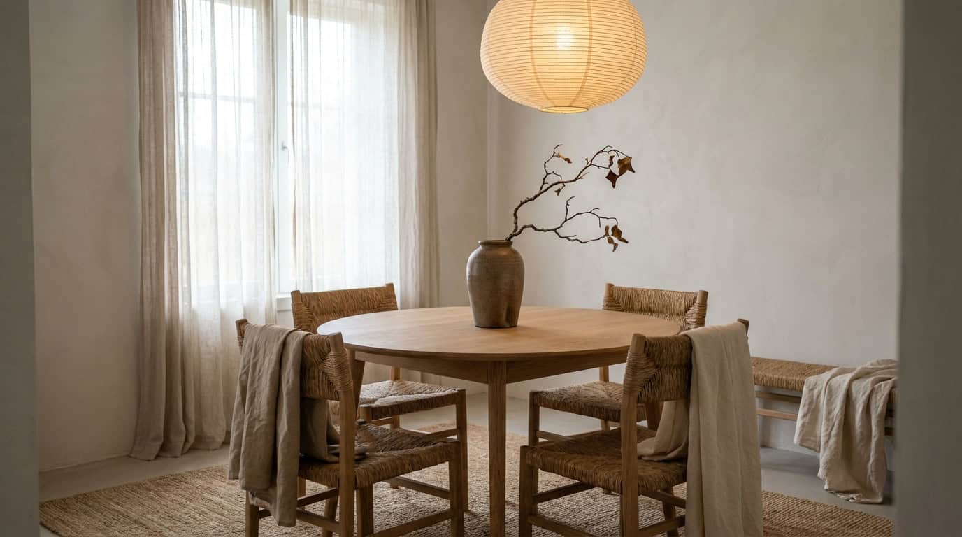 Japandi modern apartment vintage cottage