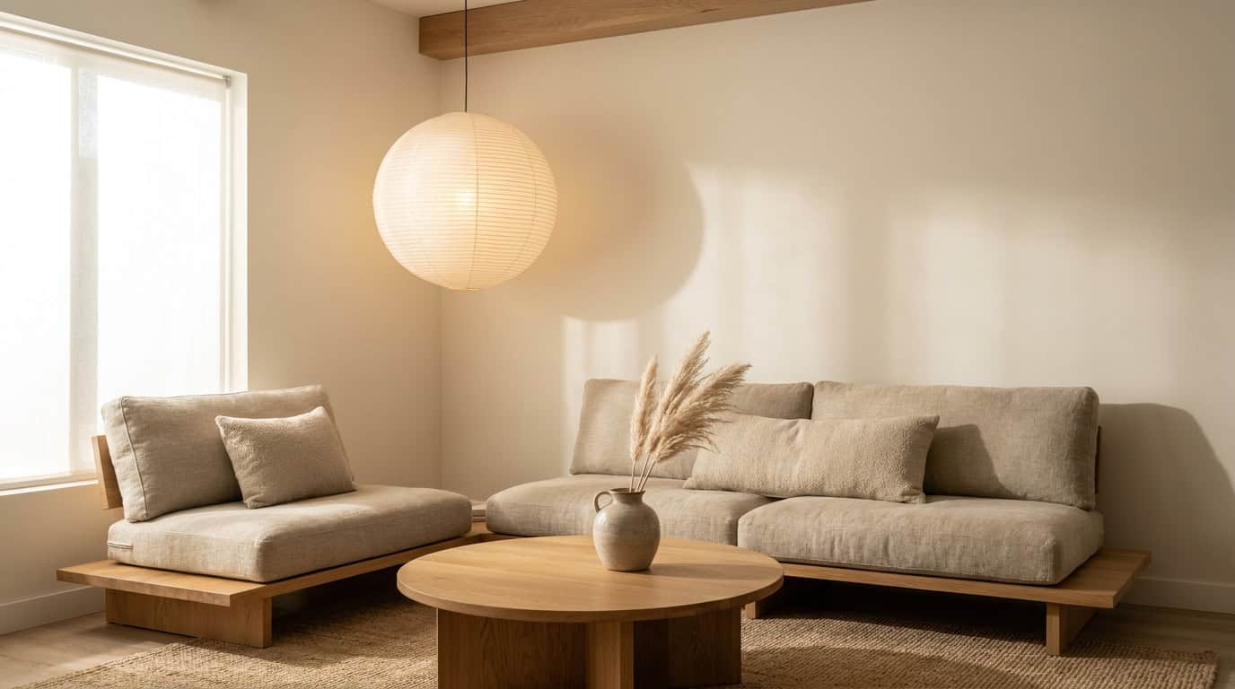 Japandi family home studio apartment