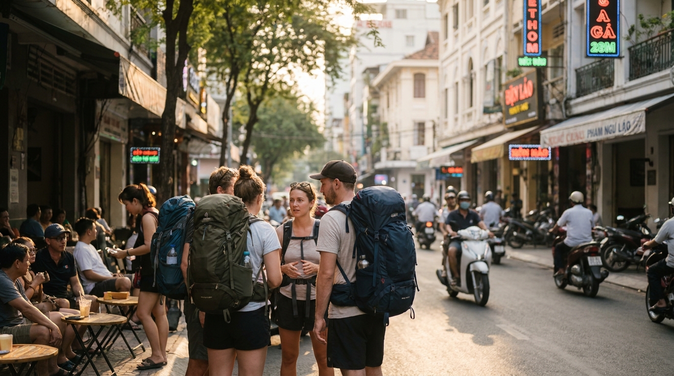 District 1 (Pham Ngu Lao) — Best for Backpackers in Southeast Asia