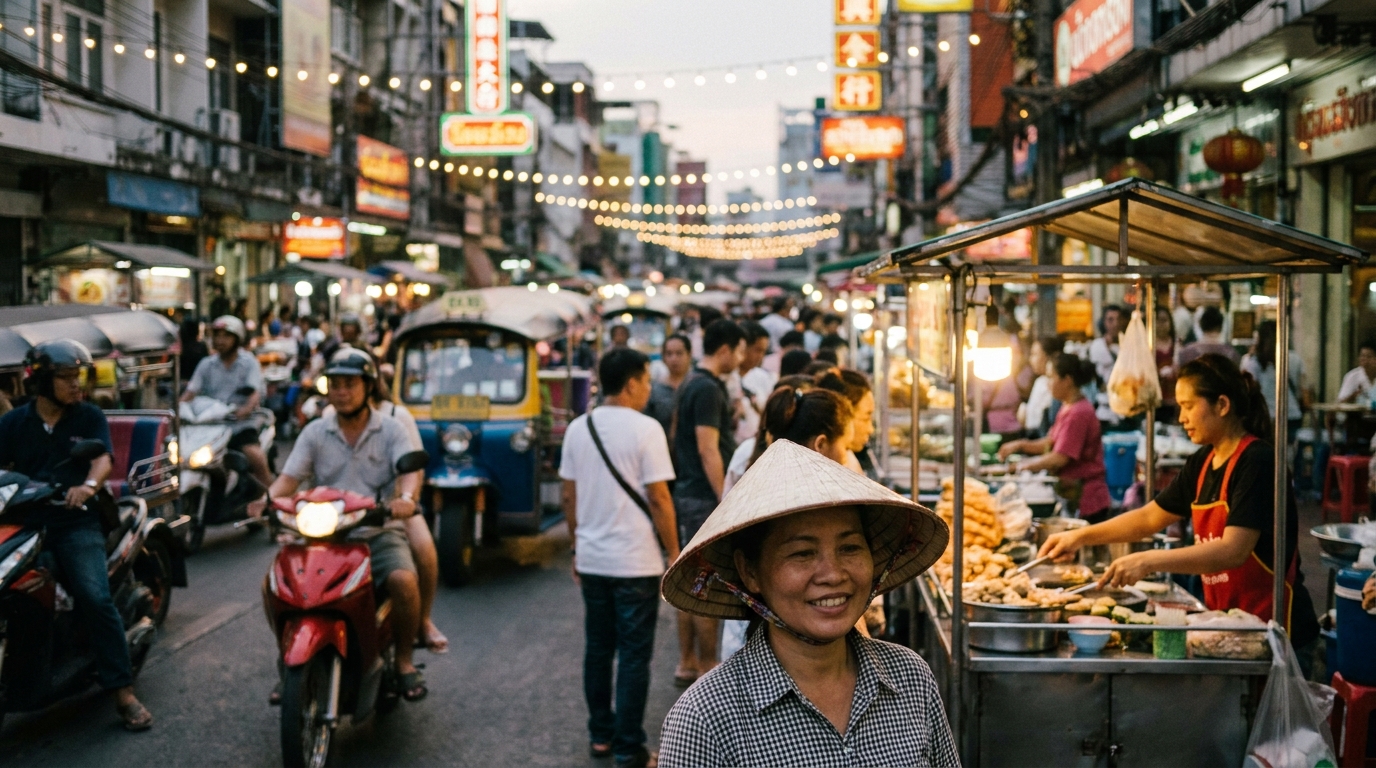 Markets, Streets & Nightlife in Southeast Asia