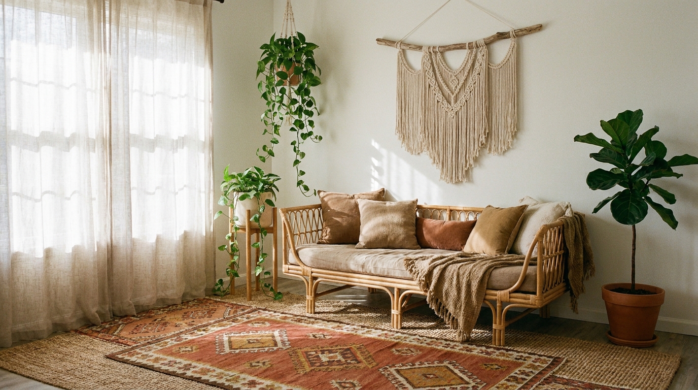 Boho rooftop setups