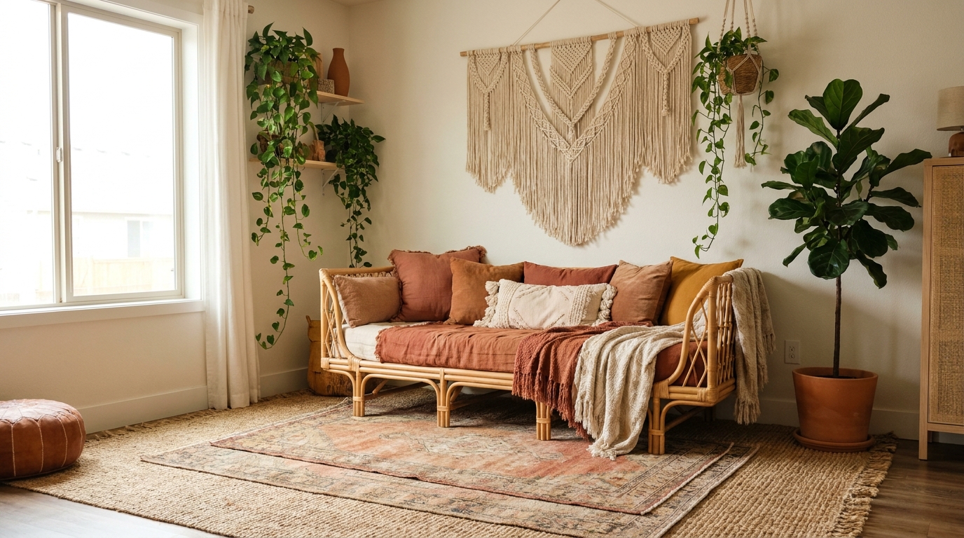 Boho Storage for Renters No Drill — feature