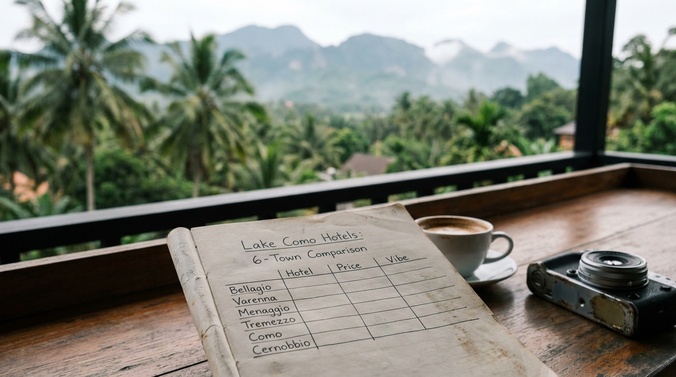 Lake Como Hotels: 6-Town Comparison Table in Southeast Asia