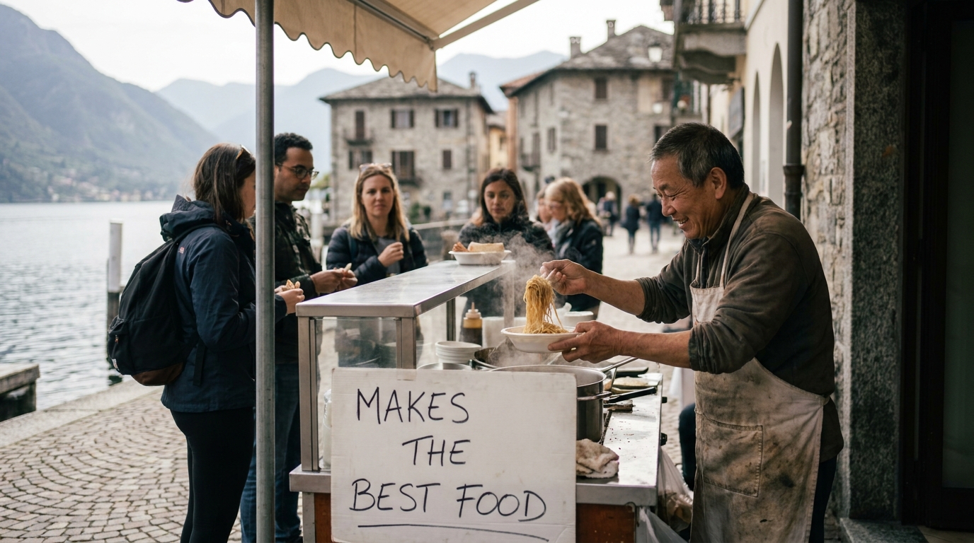 What Makes the Best Food in Lake Como Different in Southeast Asia