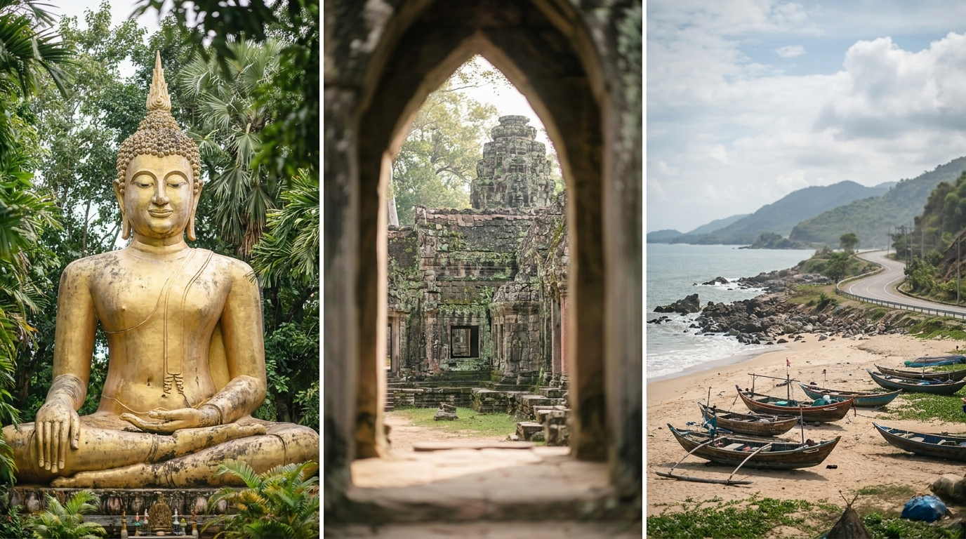 Day 2: Big Buddha, Temples, North Coast in Southeast Asia