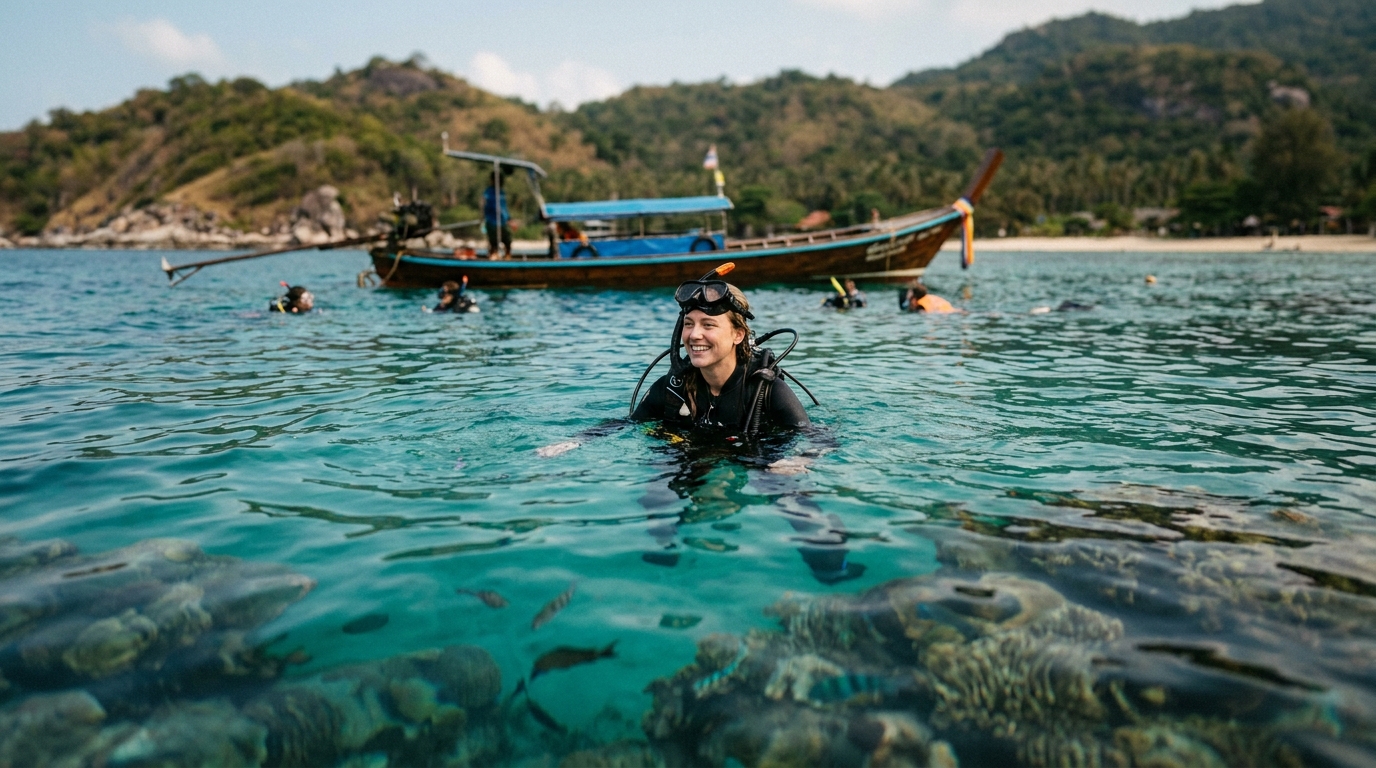 2. Koh Tao — Best for Diving & Snorkeling in Southeast Asia