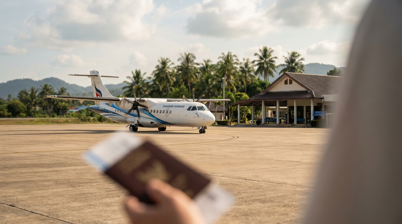 Option 1: Direct Flight to Samui Airport (USM) in Southeast Asia