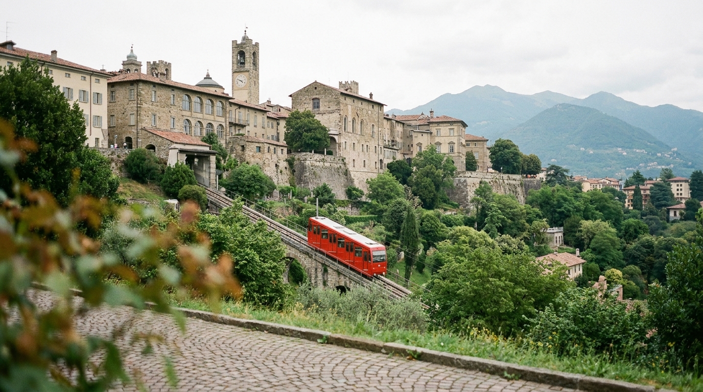 Bergamo: UNESCO Old Town + Funicular in Southeast Asia