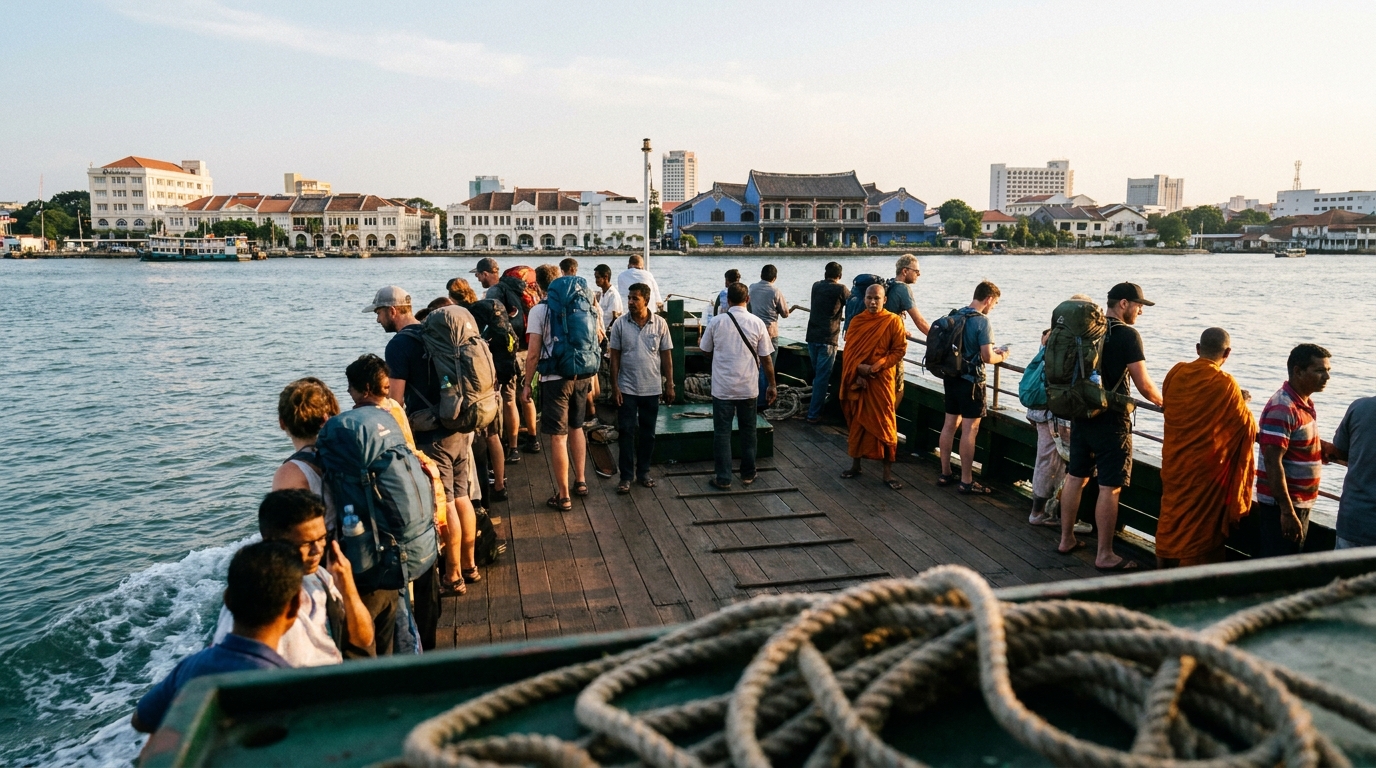 Getting to Penang in Southeast Asia