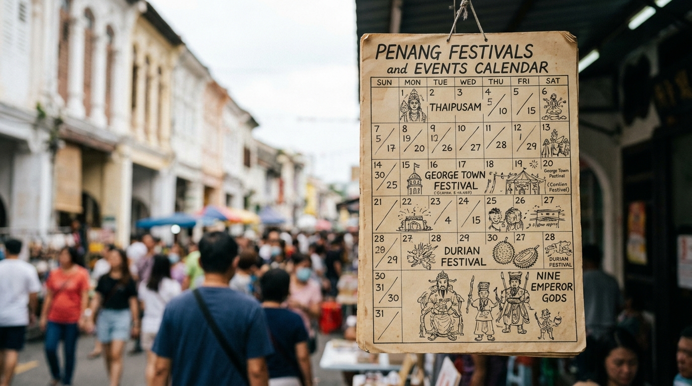 Penang Festivals and Events Calendar in Southeast Asia