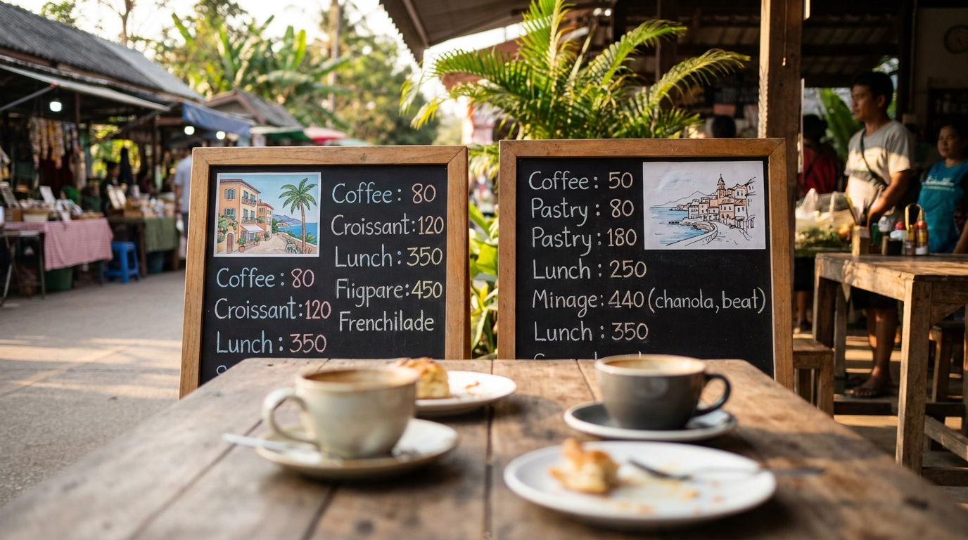 Cost Comparison: Nice vs Menton in Southeast Asia