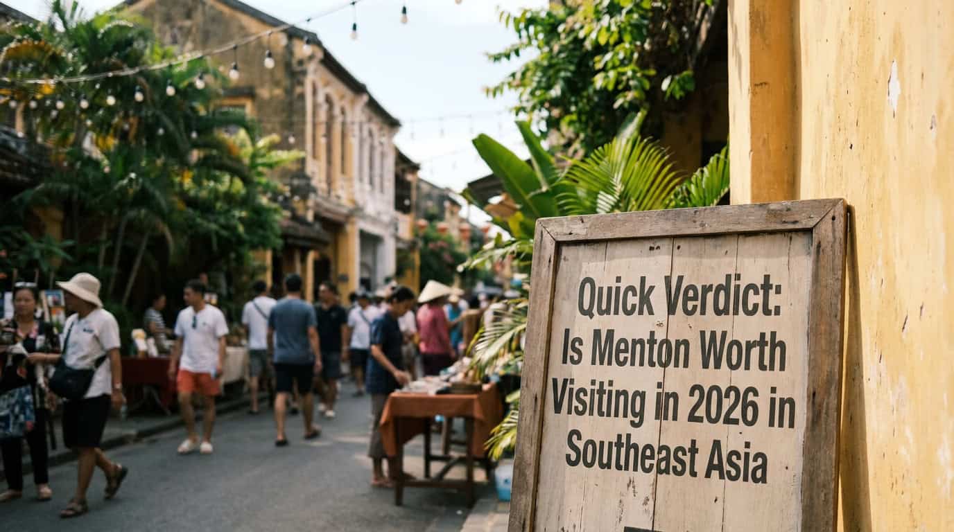 Quick Verdict: Is Menton Worth Visiting in 2026? in Southeast Asia