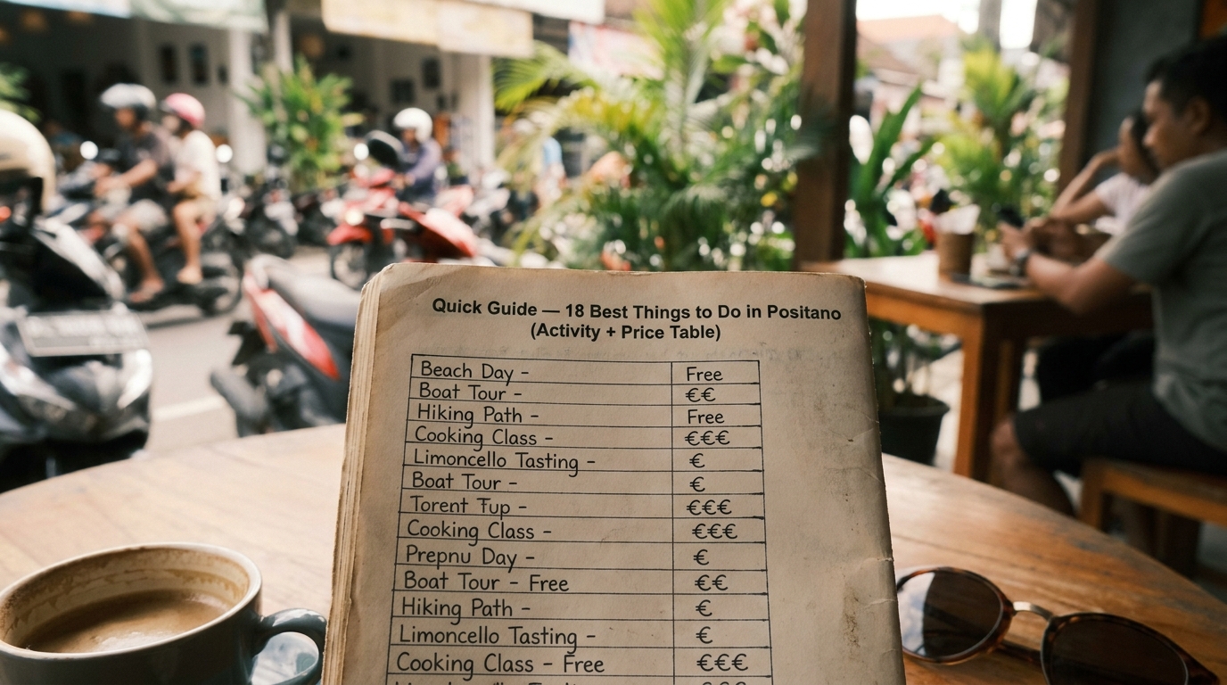 Quick Guide — 18 Best Things to Do in Positano (Activity + Price Table) in Southeast Asia