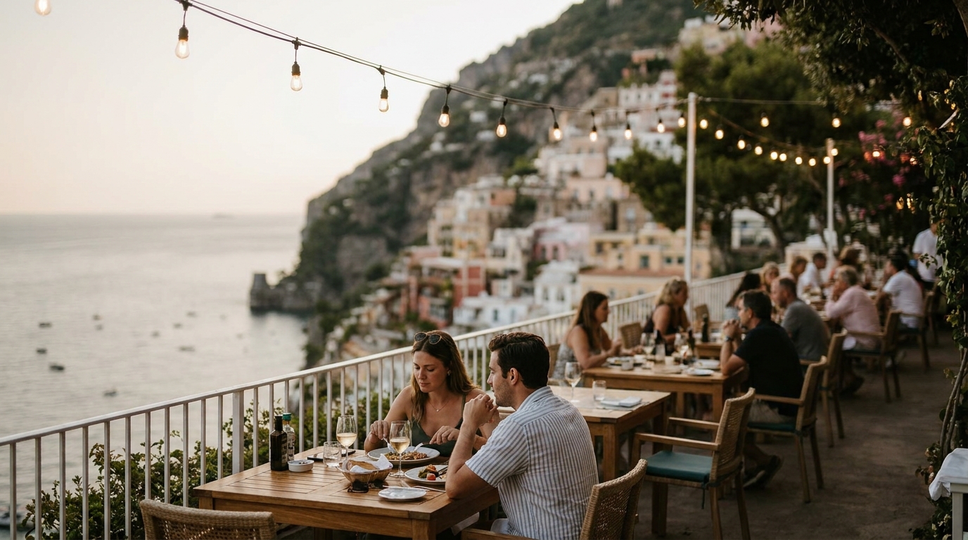 What Are the Best Restaurants for Dinner in Positano? in Southeast Asia
