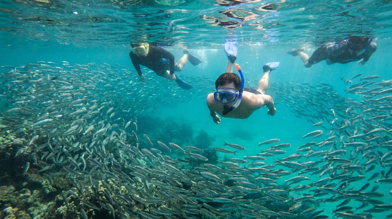 3. Snorkel the Moalboal Sardine Run in Southeast Asia
