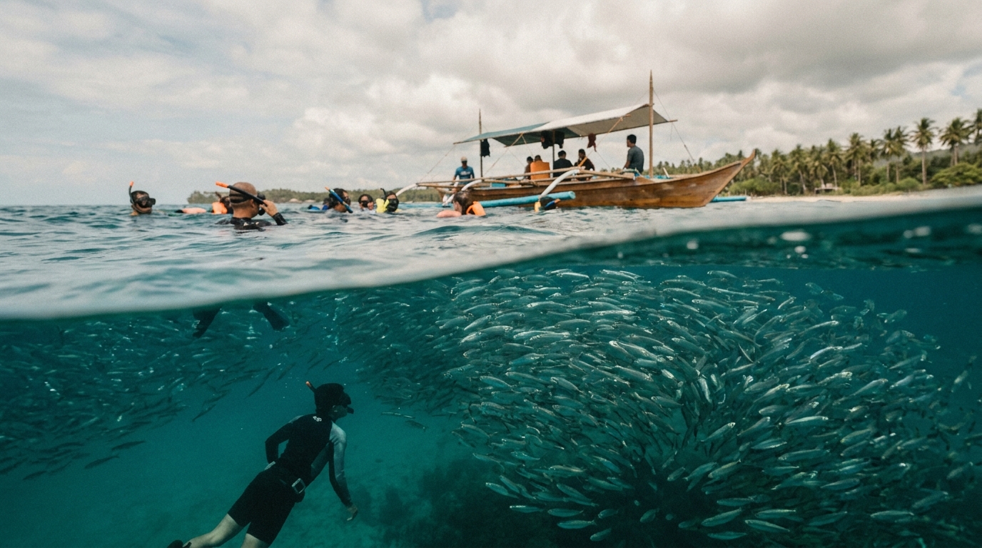 Day 3: Moalboal Sardine Run + Return in Southeast Asia