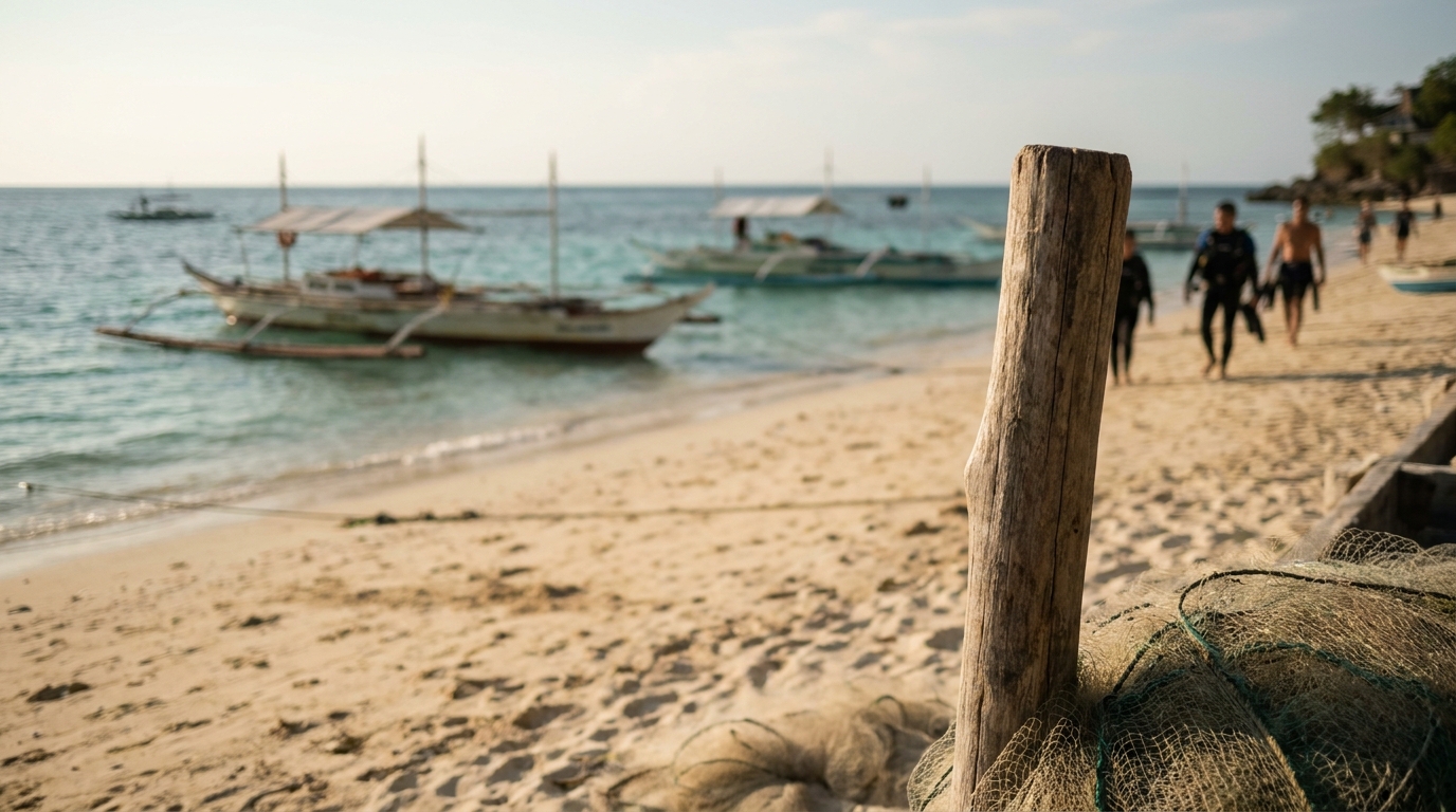Malapascua Island (Dive Beach) in Southeast Asia