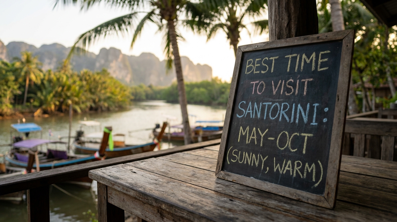 Best Time to Visit Santorini at a Glance in Southeast Asia