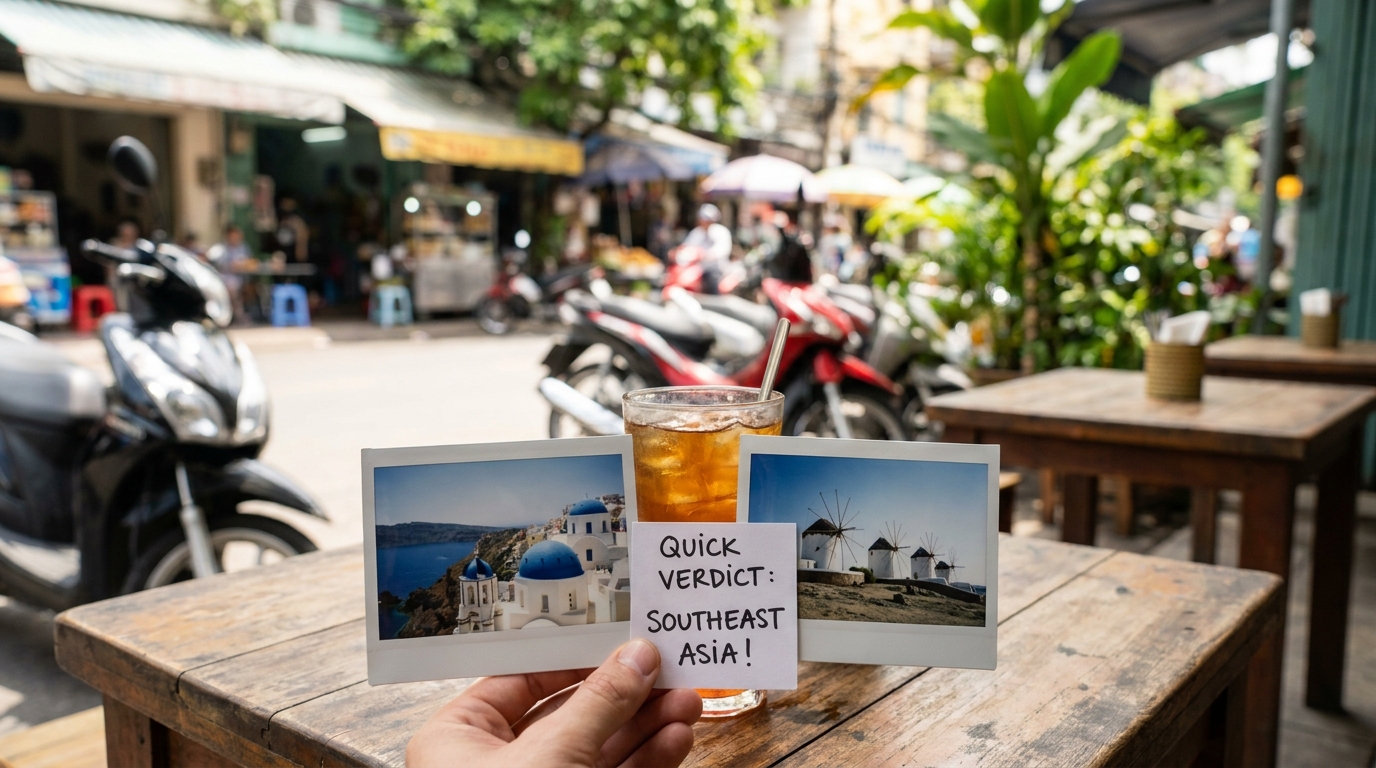 Santorini vs Mykonos: Quick Verdict in Southeast Asia