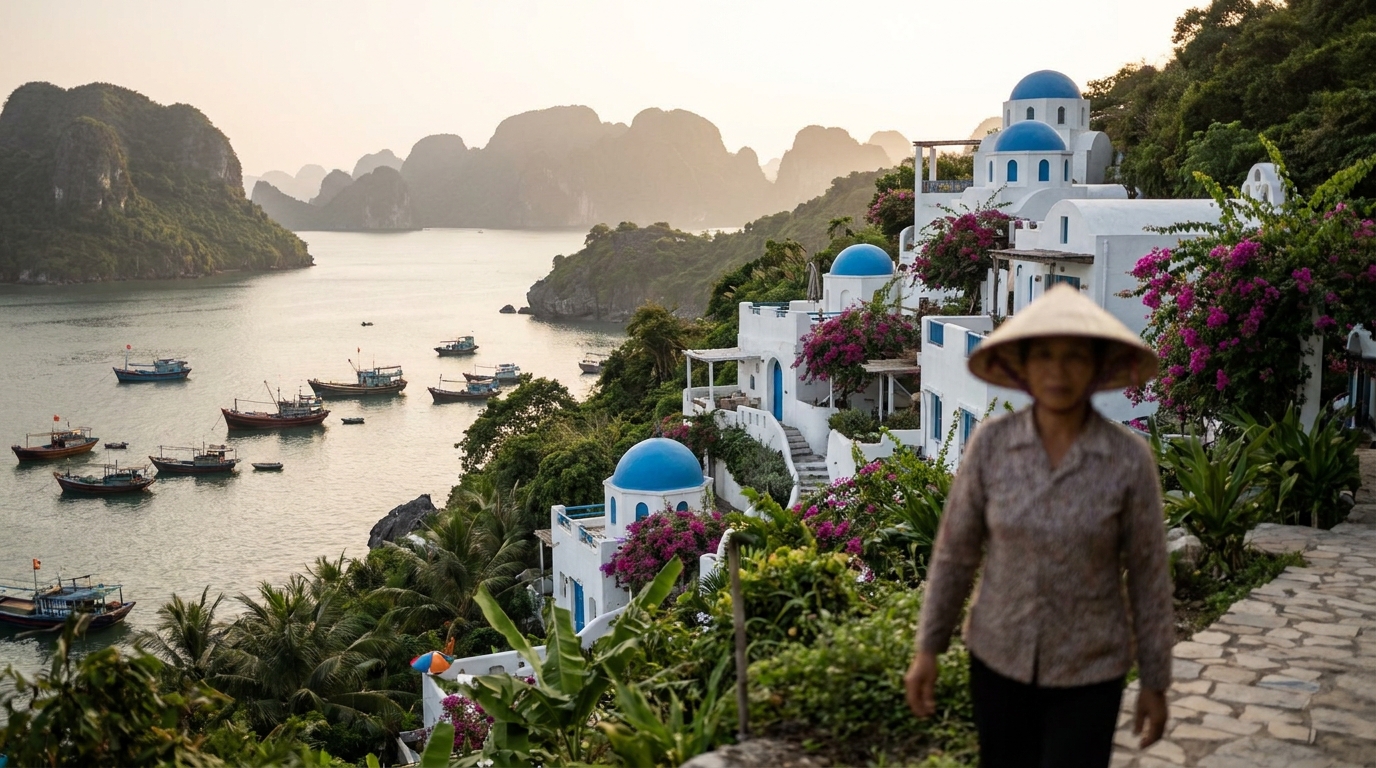Scenery and Atmosphere: Does Santorini Really Win? in Southeast Asia
