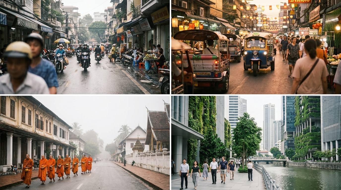 What's the Atmosphere Like in Each City? in Southeast Asia