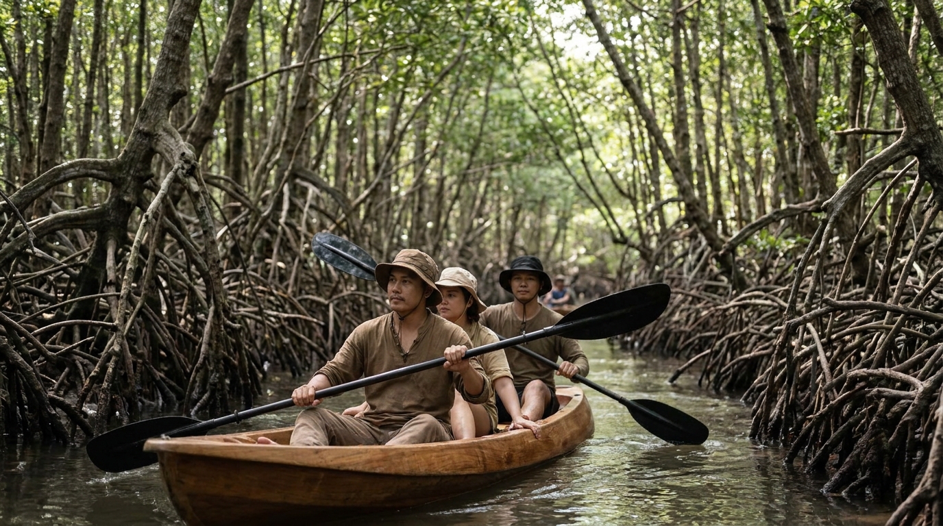 3. Kayak the Mangroves at Baan Koh Lanta in Southeast Asia