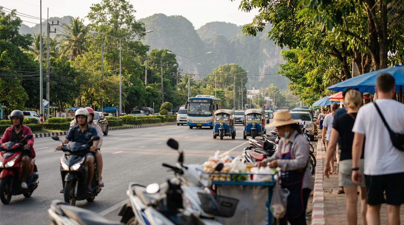 From Krabi Town (Main Route) in Southeast Asia
