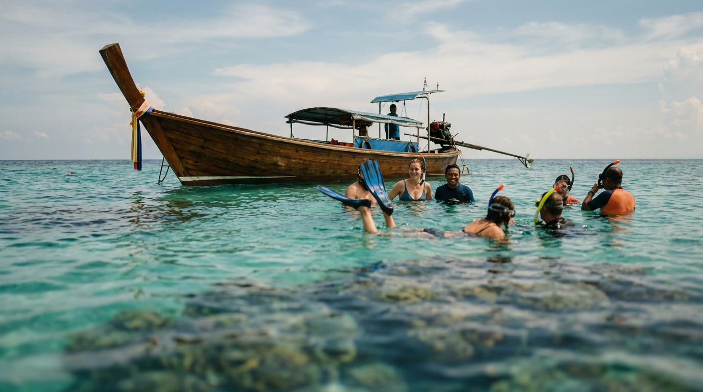2. Koh Rok Snorkeling Day Trip in Southeast Asia