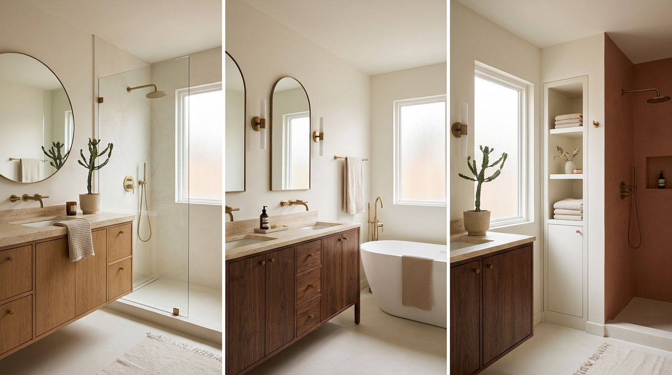 Bathroom layout features comparison