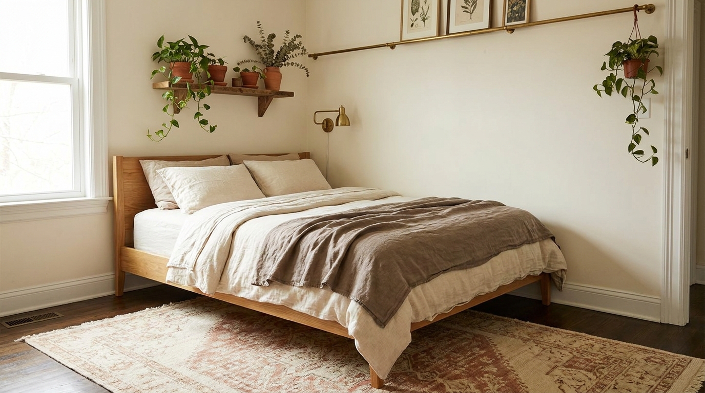 Low-cost bedroom transformation moves under $50