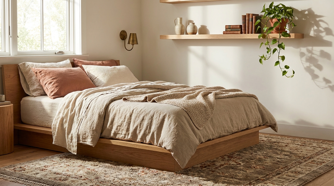 Bedroom decor budget impact priority chart concept