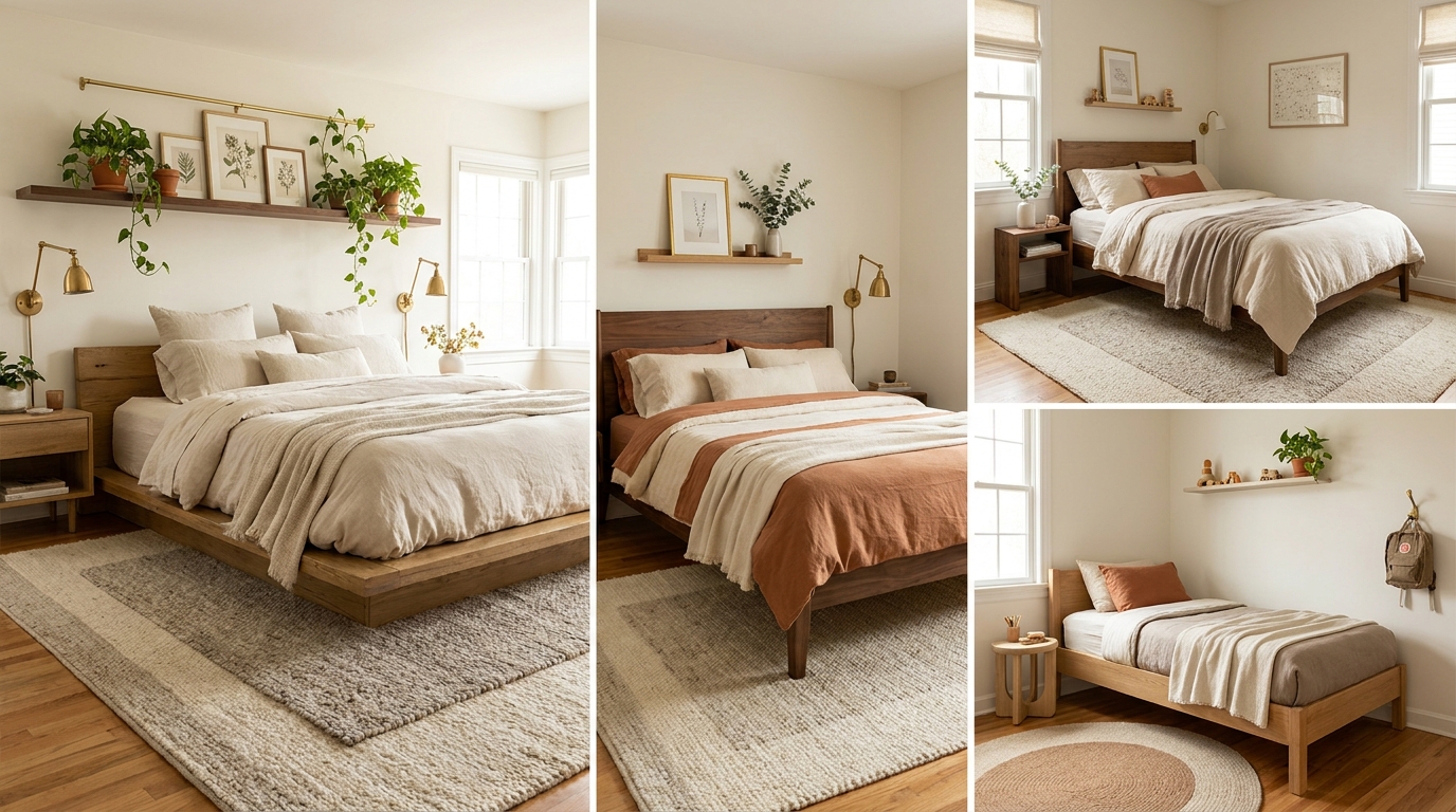 Bedroom budget 70/20/10 split across master guest kids rooms