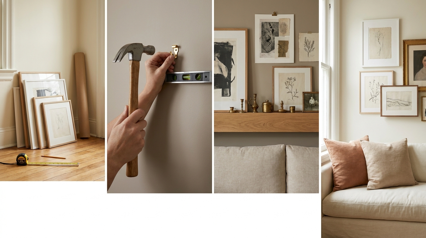 How to make a gallery wall step by step — feature