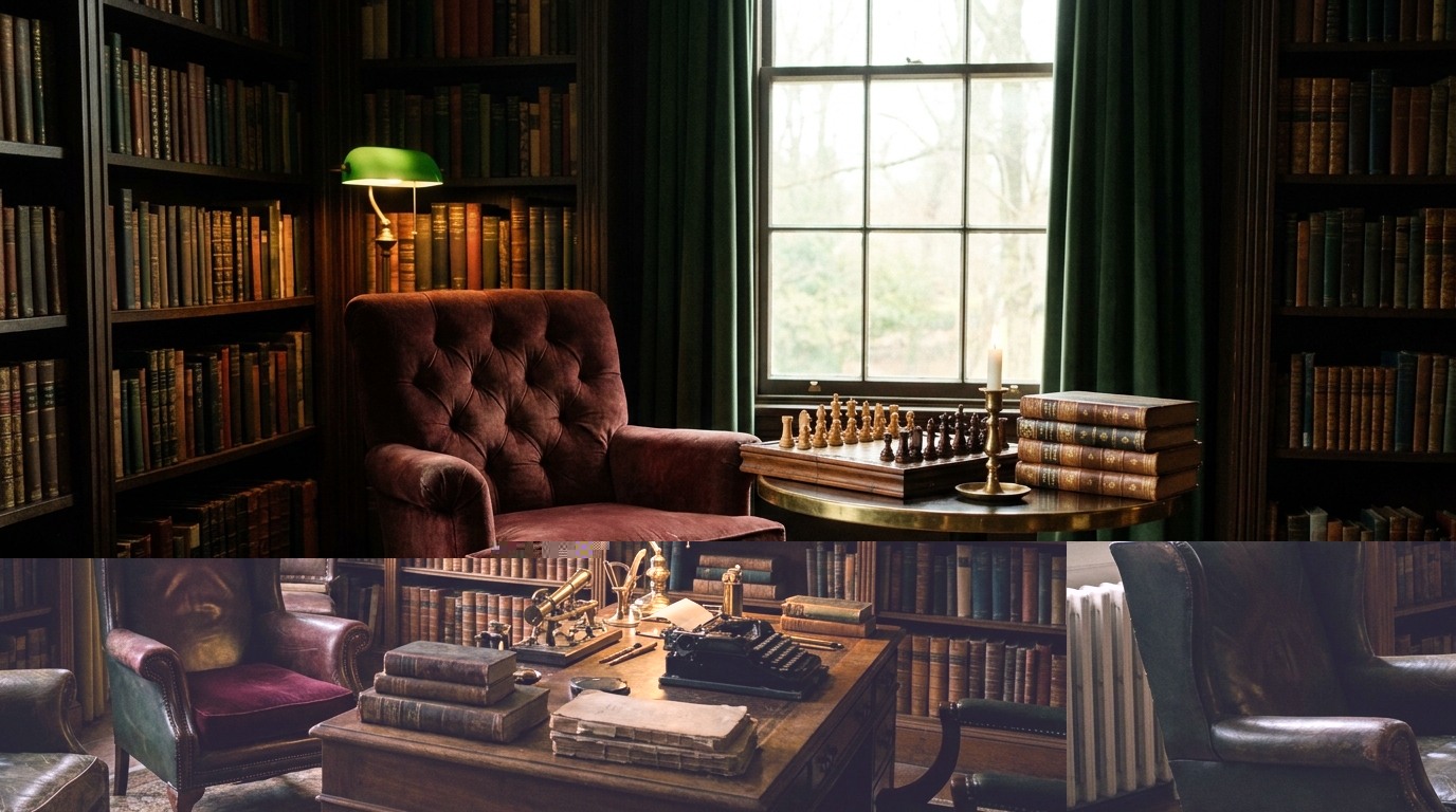Books, Curiosities & Desk Accessories: The Lived-In Layer