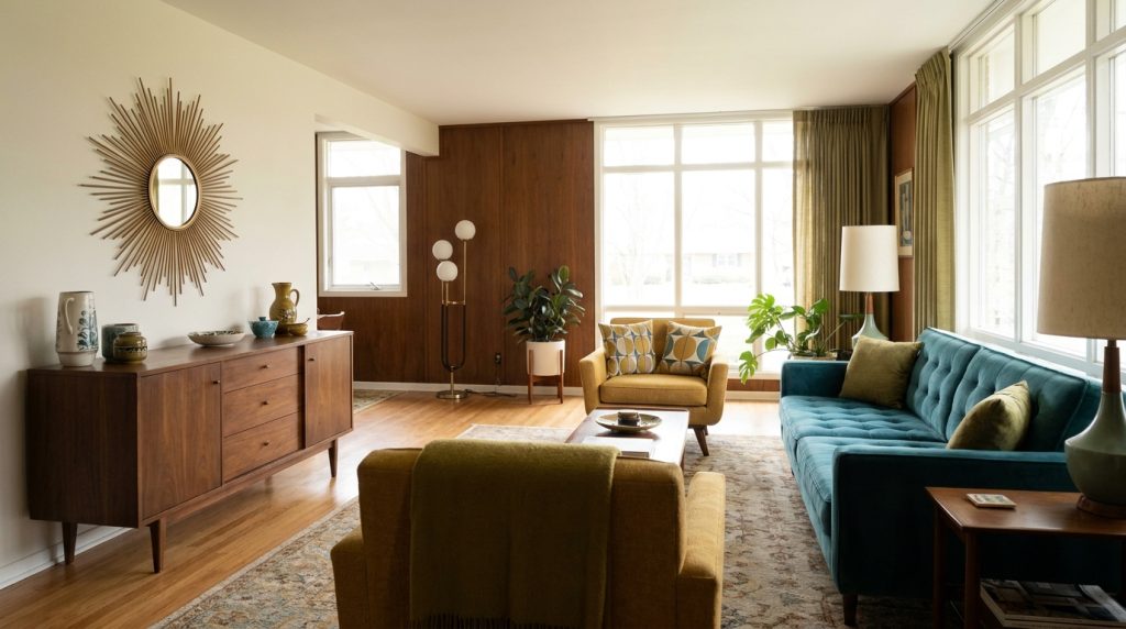 mid century modern living room ideas — featured image