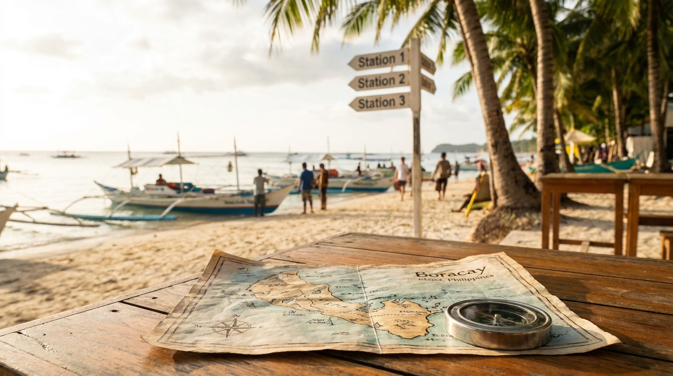 Understanding Boracay's Layout: Stations, Beaches, and How to Choose in Southeast Asia